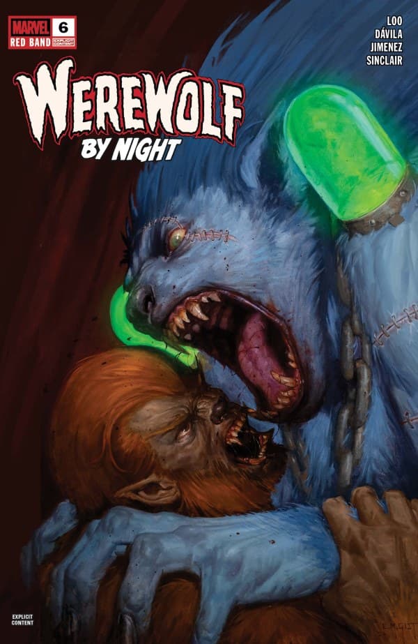 Werewolf by Night: Red Band #6 cover