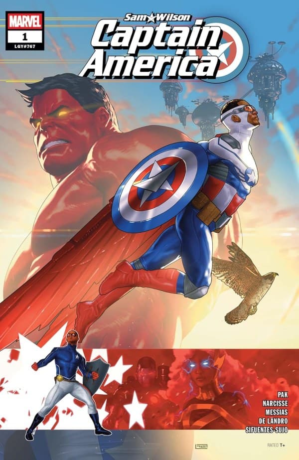 Sam Wilson: Captain America #1 cover