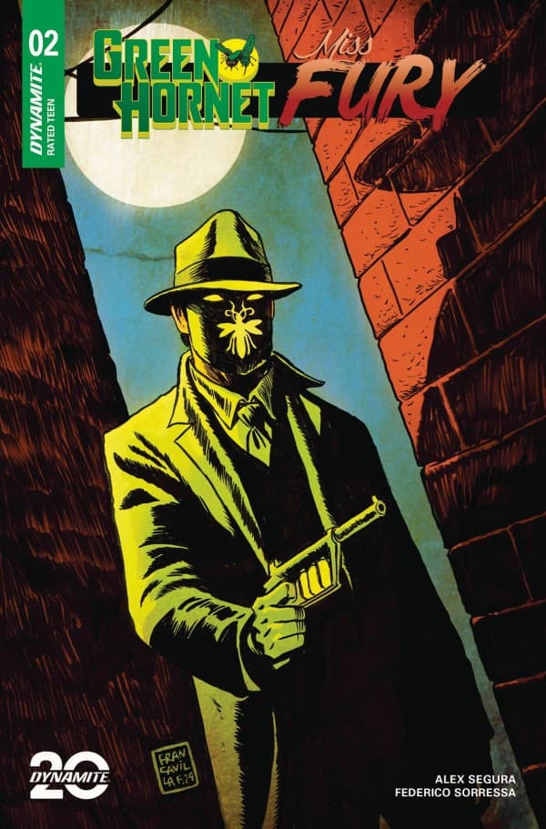 Green Hornet/Miss Fury #2 cover