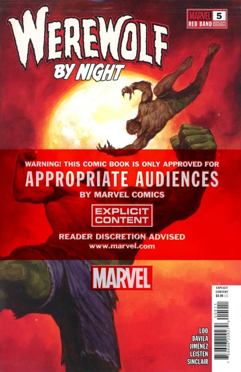 Werewolf by Night: Red Band #5 cover