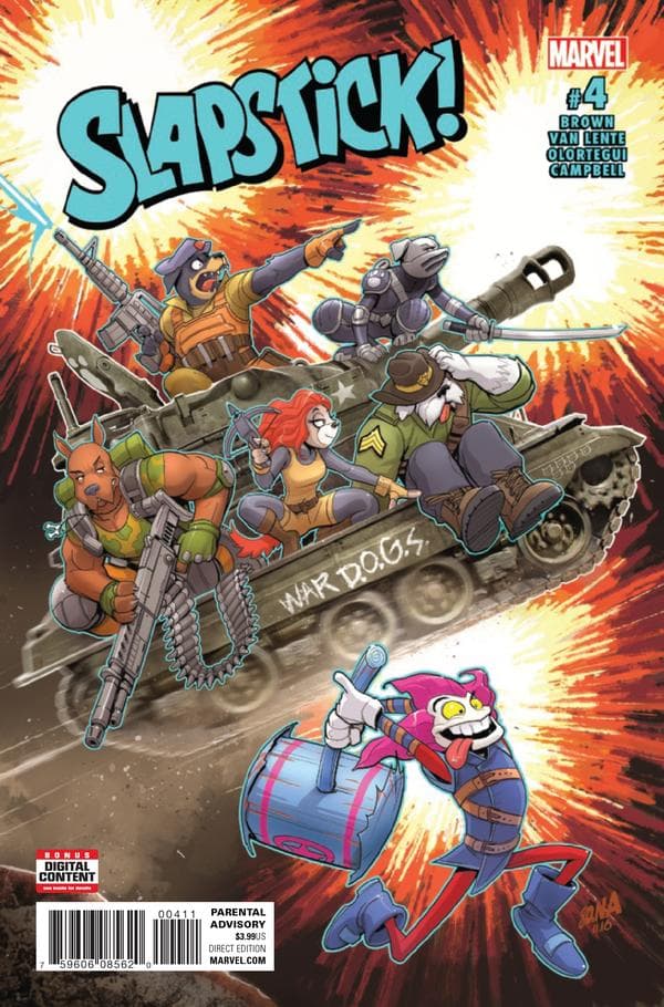 Slapstick #4 cover