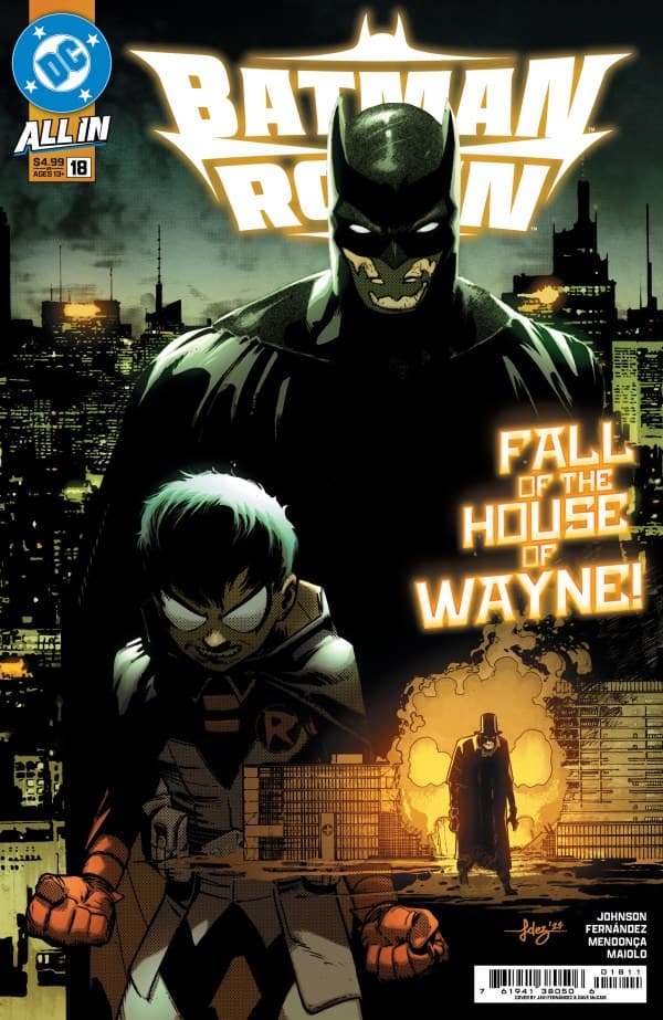 Batman and Robin #18 cover