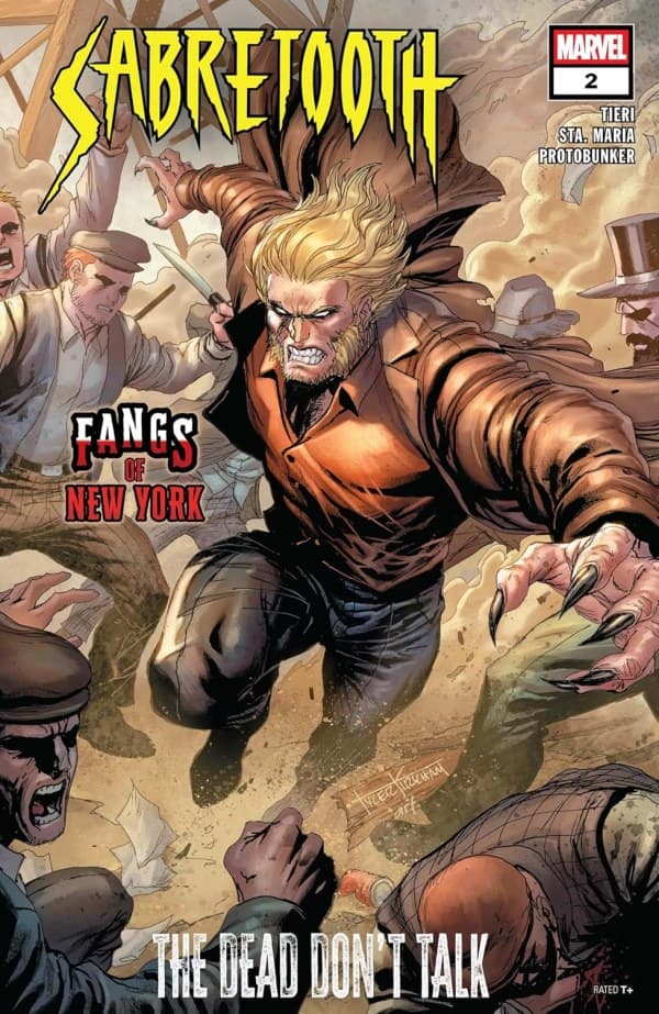 Sabretooth: The Dead Don't Talk #2 cover