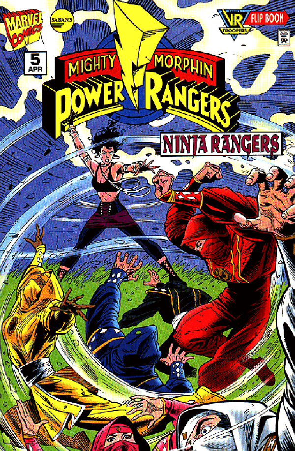 Saban's Mighty Morphin Power Rangers: Ninja Rangers/VR Troopers #5 cover