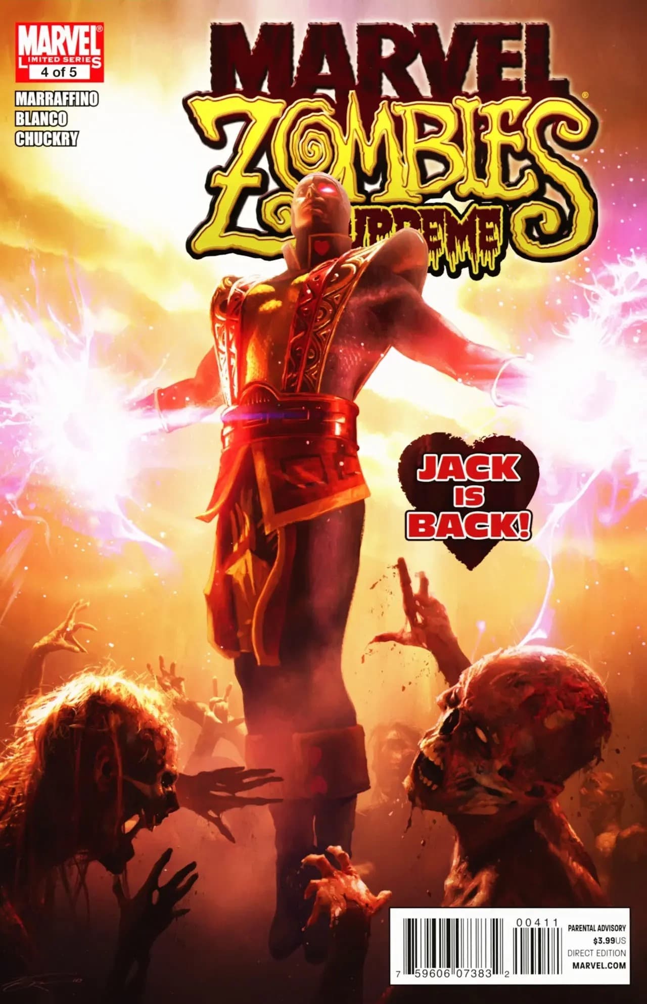 Marvel Zombies Supreme #4 cover
