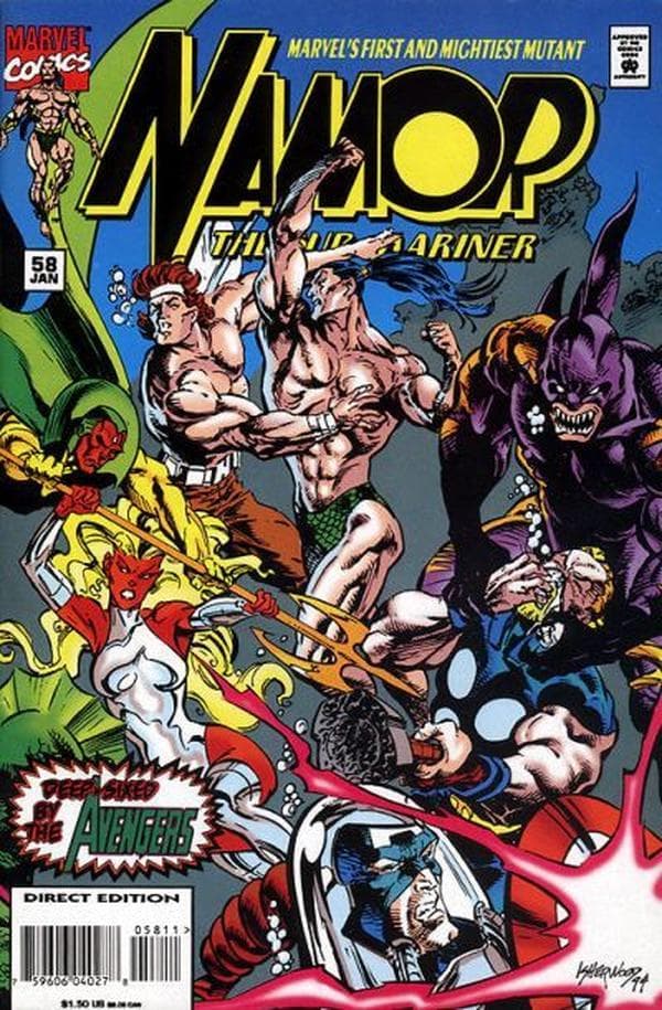 Namor, the Sub-Mariner #58 cover