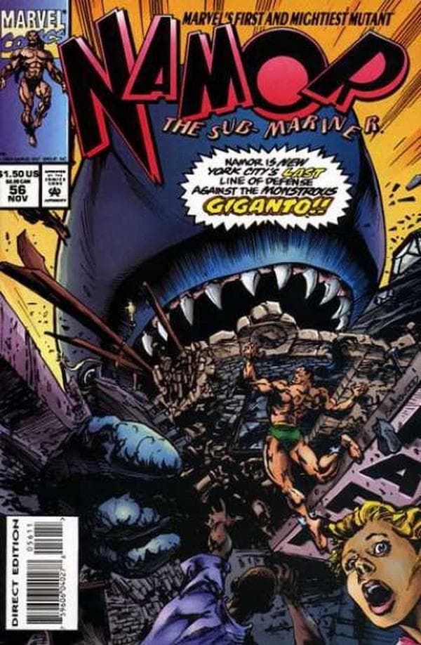 Namor, the Sub-Mariner #56 cover
