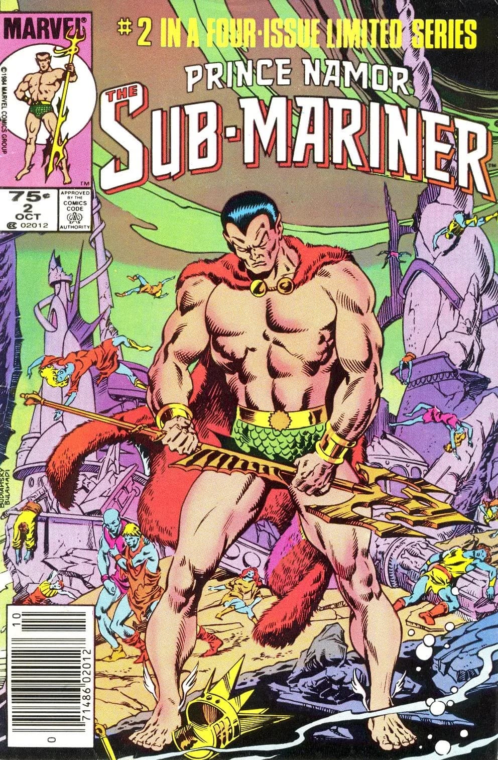 Prince Namor, the Sub-Mariner #2 cover