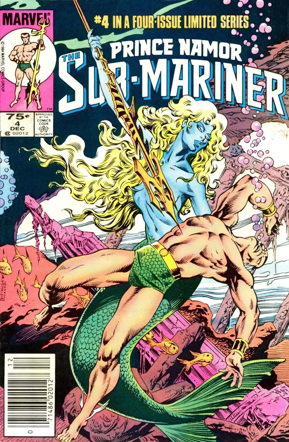 Prince Namor, the Sub-Mariner #4 cover