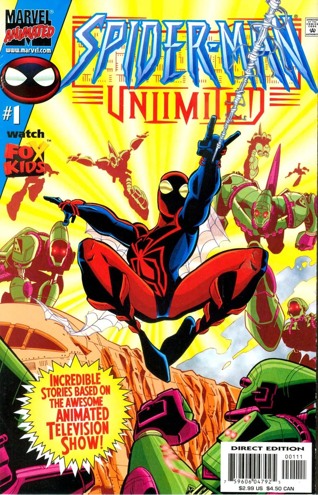 Spider-Man Unlimited #1 cover