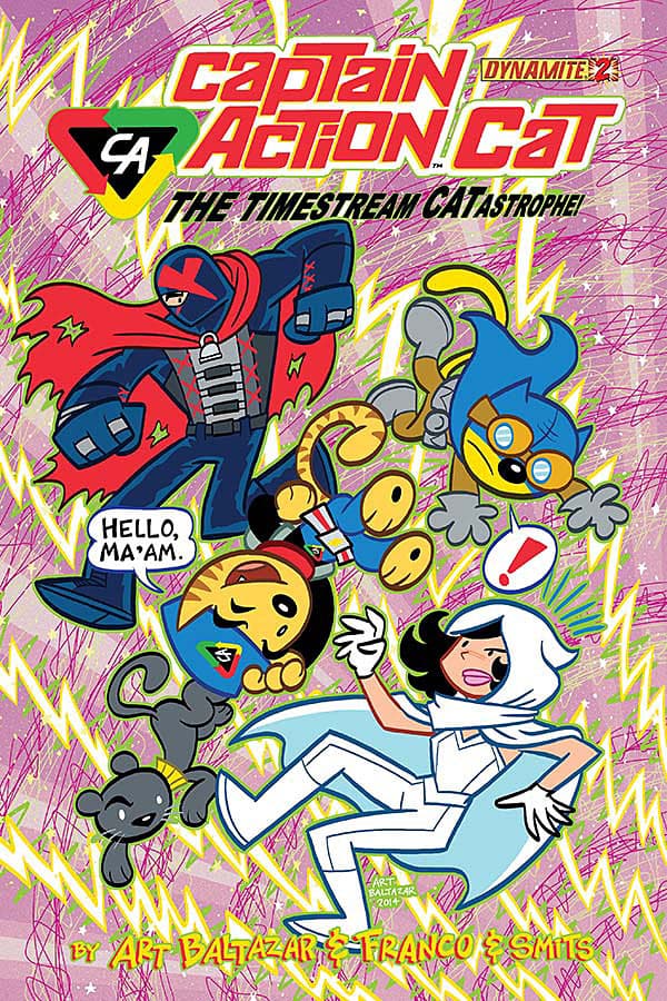 Captain Action Cat: The Timestream CATastrophe! #2 cover