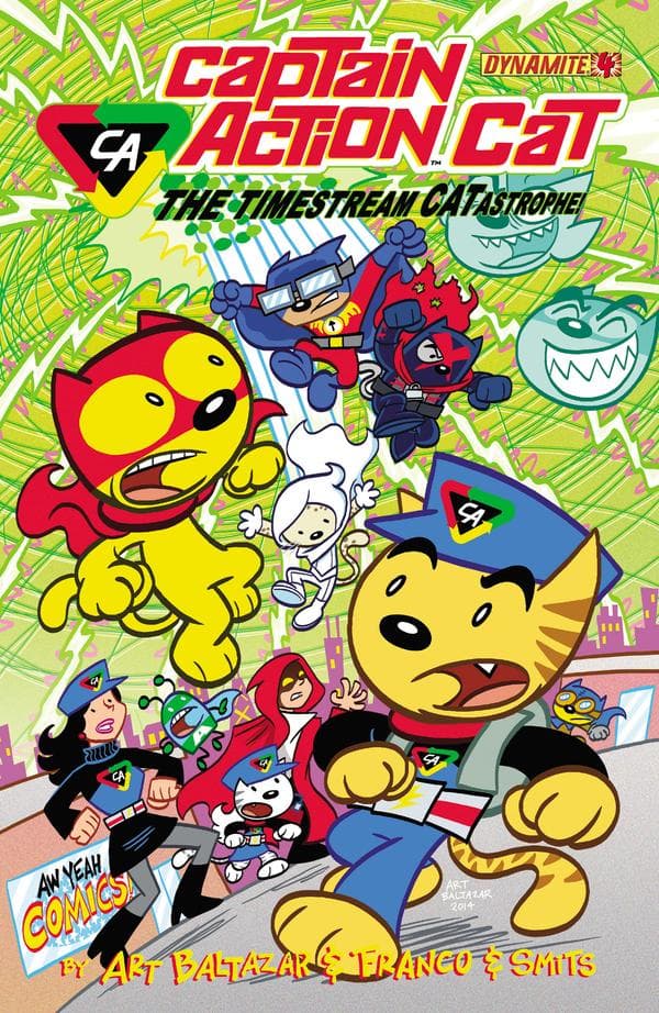 Captain Action Cat: The Timestream CATastrophe! #4 cover