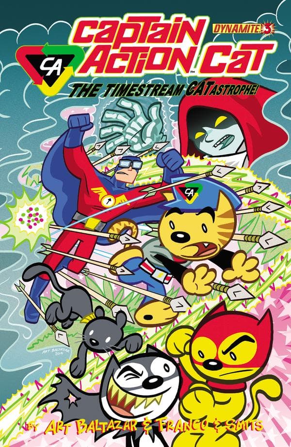 Captain Action Cat: The Timestream CATastrophe! #3 cover