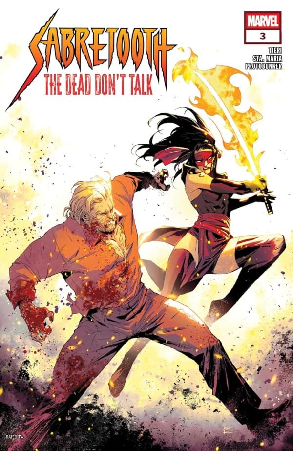 Sabretooth: The Dead Don't Talk #3 cover