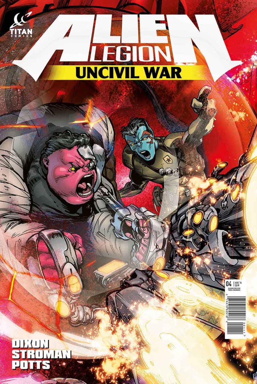 Alien Legion: Uncivil War #4 cover