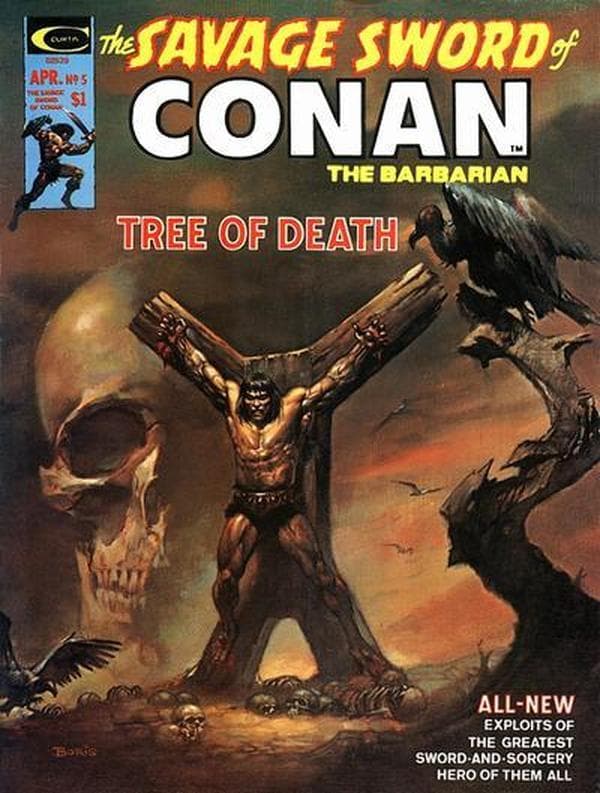 The Savage Sword of Conan #5 cover