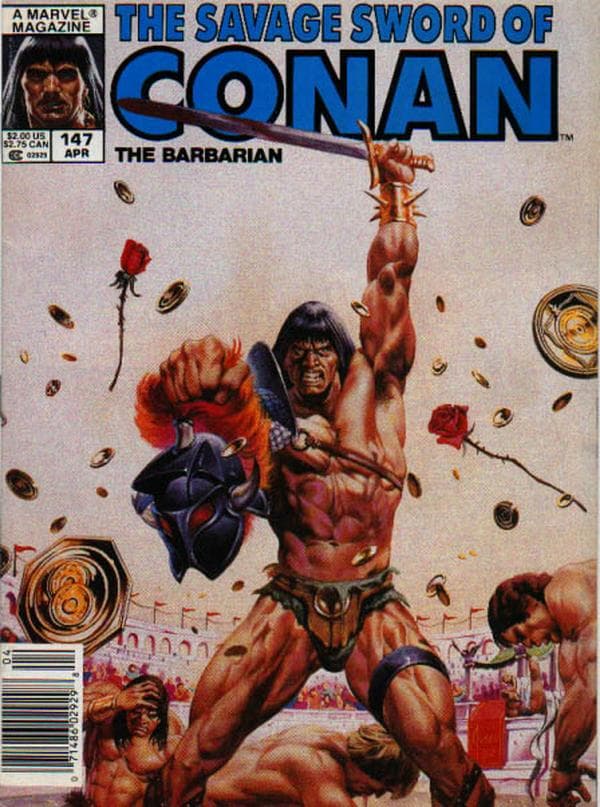 The Savage Sword of Conan #147 cover