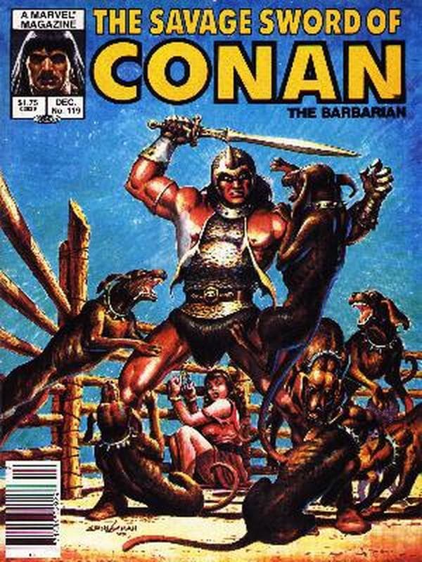 The Savage Sword of Conan #119 cover