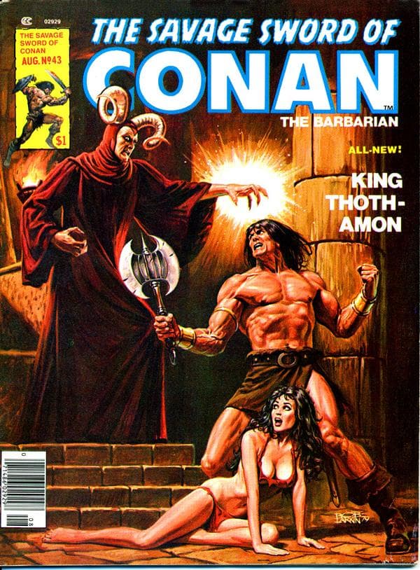 The Savage Sword of Conan #43 cover