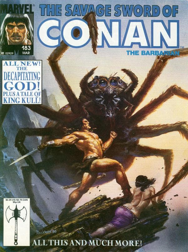 The Savage Sword of Conan #183 cover