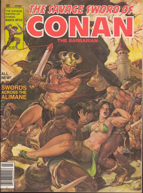The Savage Sword of Conan #50 cover