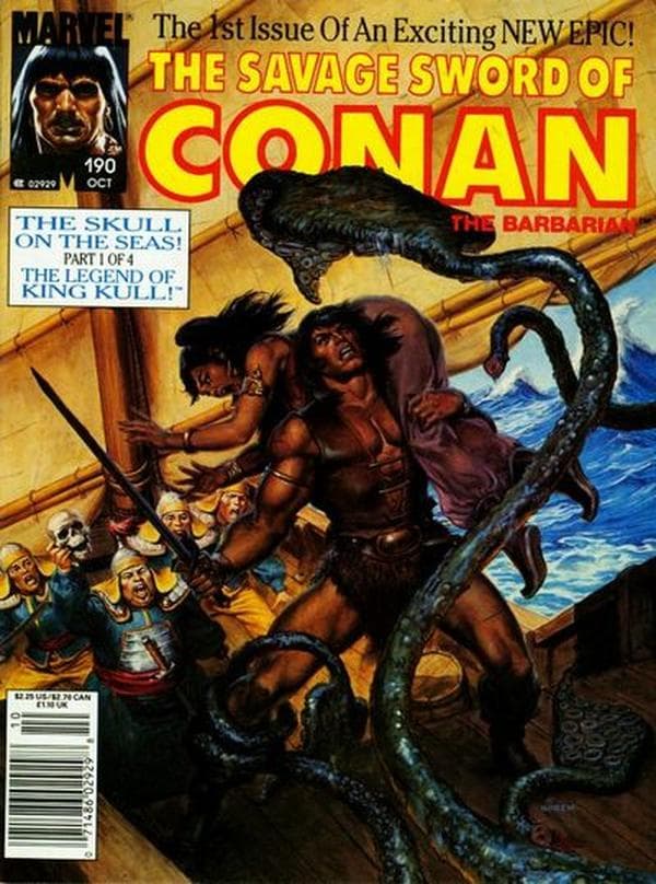 The Savage Sword of Conan #190 cover