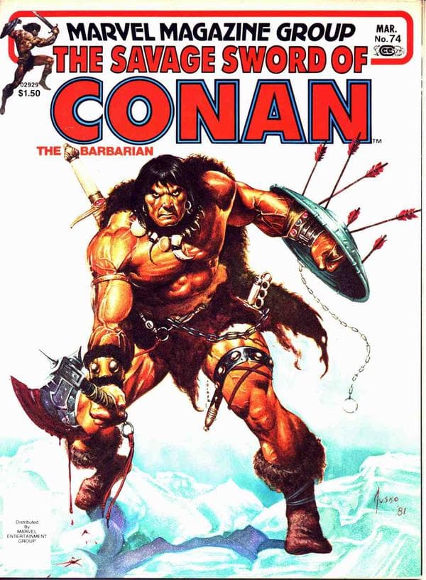 The Savage Sword of Conan #74 cover