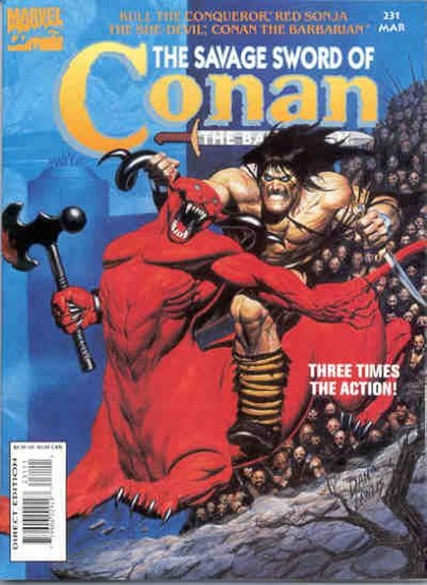 The Savage Sword of Conan #231 cover
