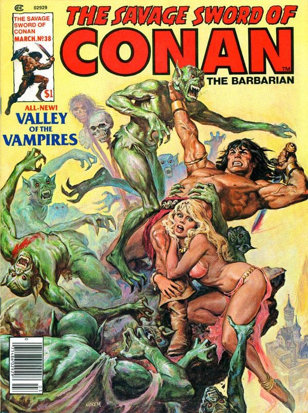 The Savage Sword of Conan #38 cover