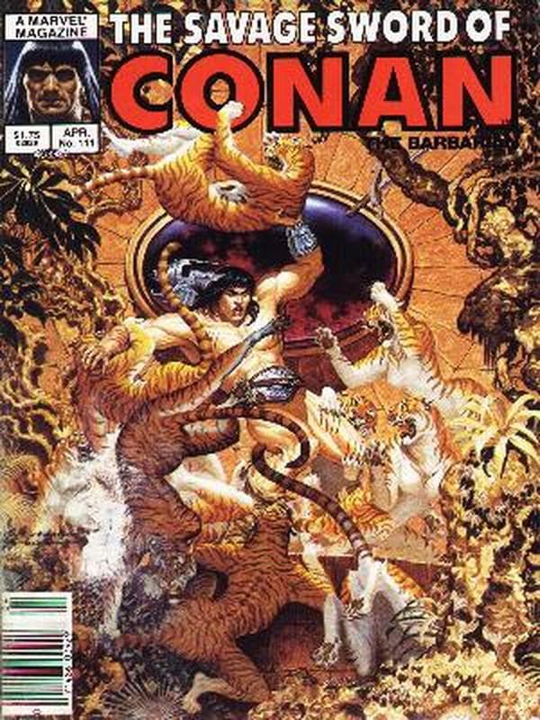 The Savage Sword of Conan #111 cover