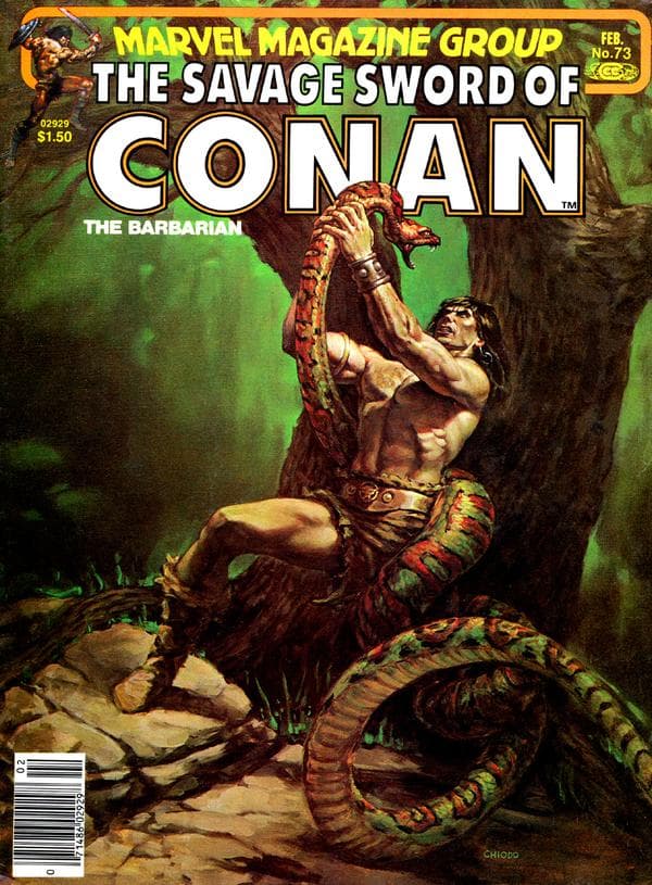 The Savage Sword of Conan #73 cover