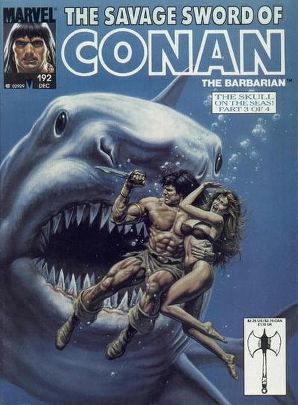 The Savage Sword of Conan #192 cover