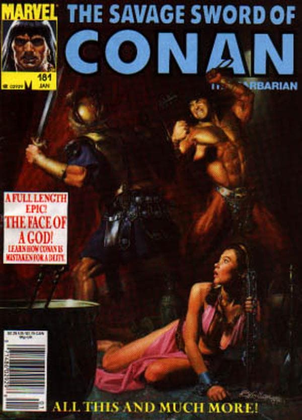 The Savage Sword of Conan #181 cover