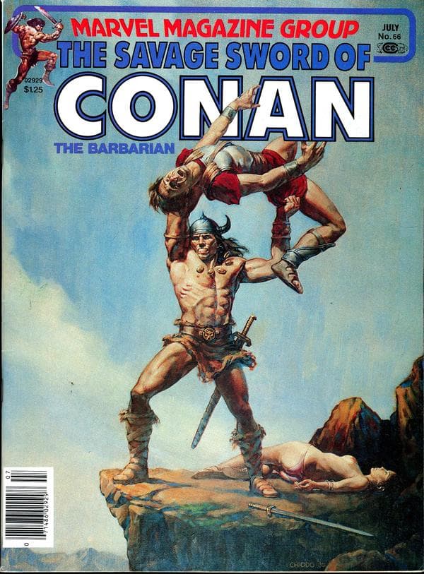 The Savage Sword of Conan #66 cover