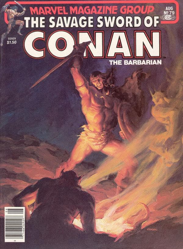 The Savage Sword of Conan #79 cover