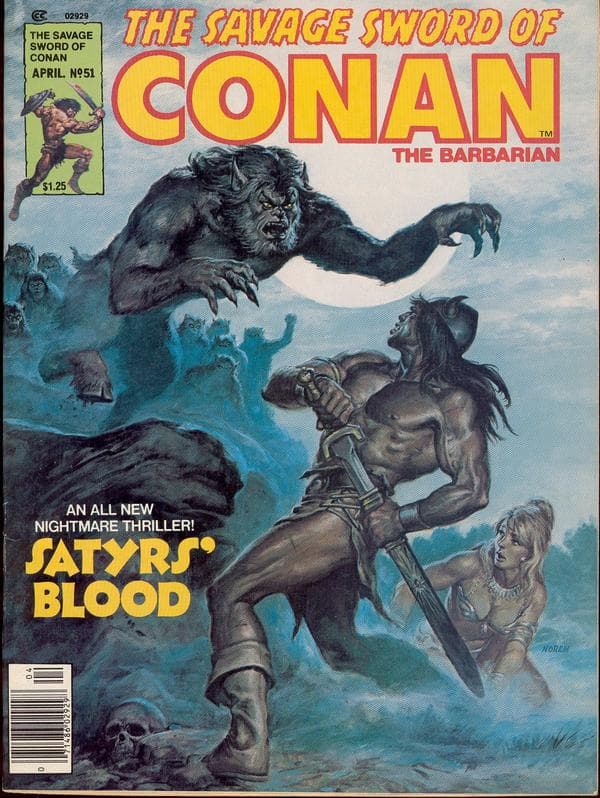 The Savage Sword of Conan #51 cover