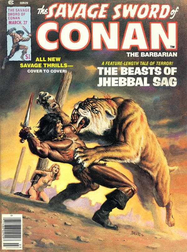 The Savage Sword of Conan #27 cover