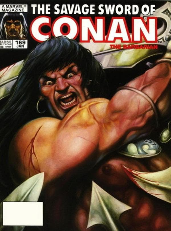 The Savage Sword of Conan #169 cover