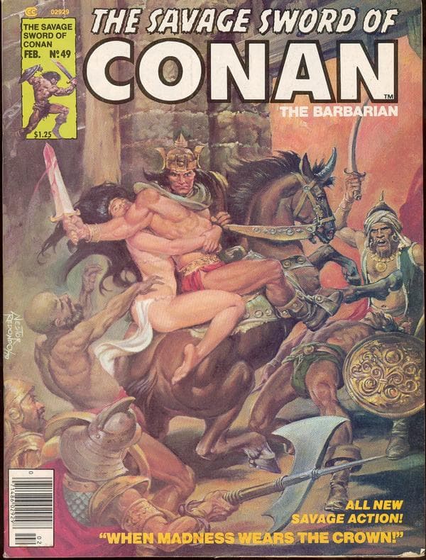 The Savage Sword of Conan #49 cover