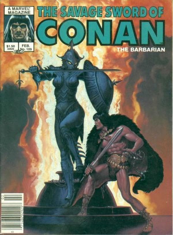 The Savage Sword of Conan #109 cover