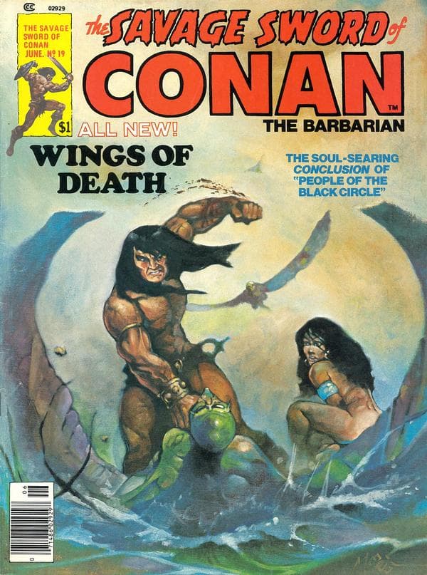The Savage Sword of Conan #19 cover