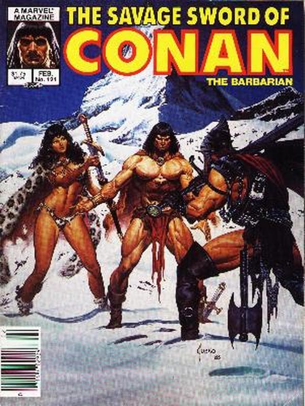 The Savage Sword of Conan #121 cover