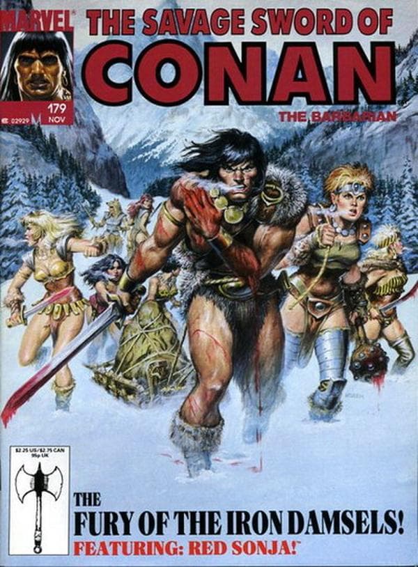 The Savage Sword of Conan #179 cover