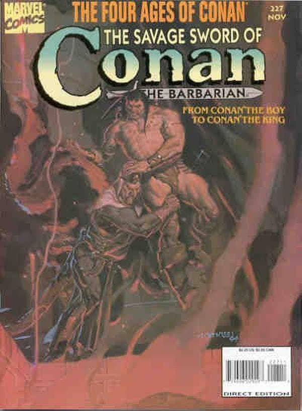 The Savage Sword of Conan #227 cover