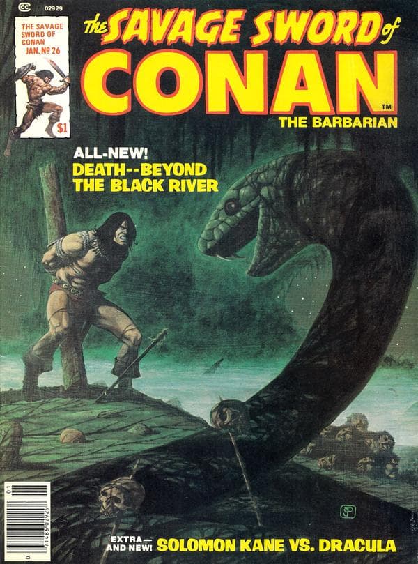 The Savage Sword of Conan #26 cover