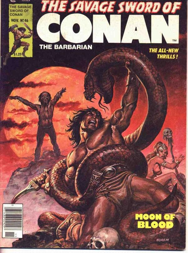 The Savage Sword of Conan #46 cover