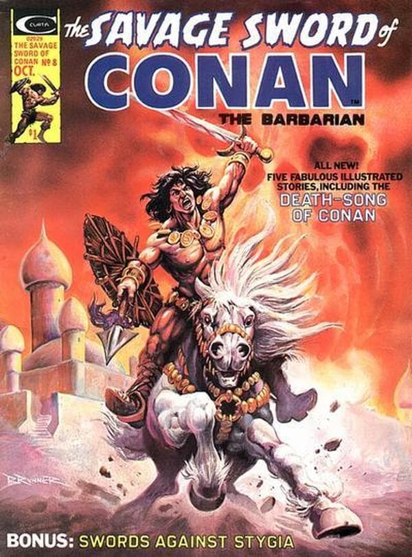 The Savage Sword of Conan #8 cover