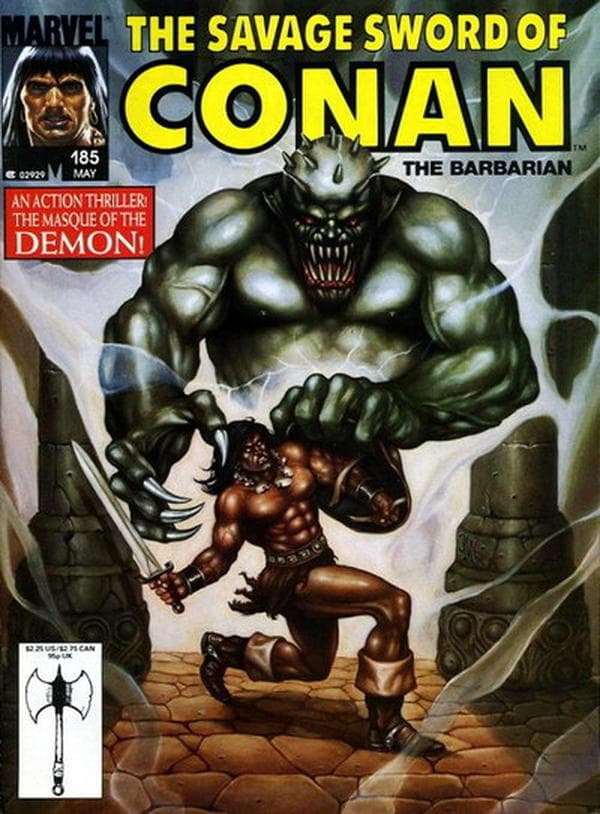 The Savage Sword of Conan #185 cover