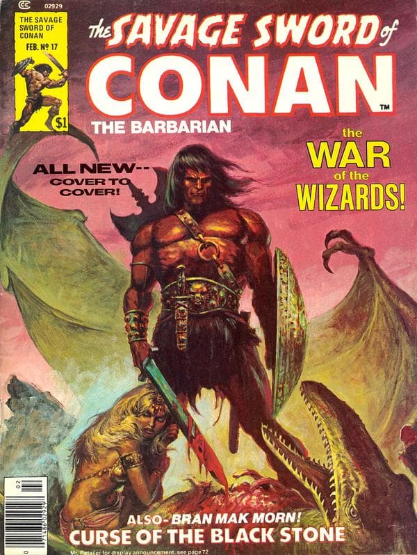 The Savage Sword of Conan #17 cover