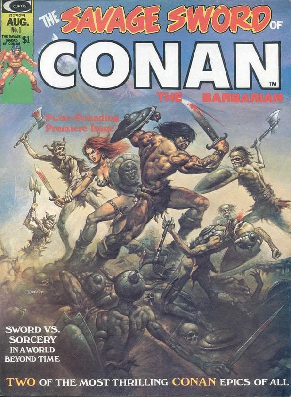The Savage Sword of Conan #1 cover